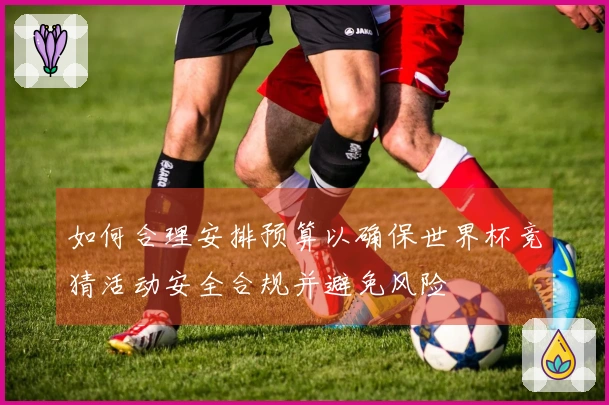 如何合理安排预算以确保世界杯竞猜活动安全合规并避免风险