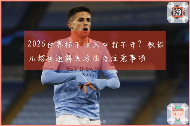 2026世界杯下注入口打不开？教你几招快速解决方法与注意事项
