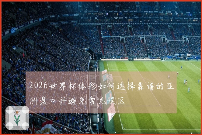 2026世界杯体彩如何选择靠谱的亚洲盘口并避免常见误区