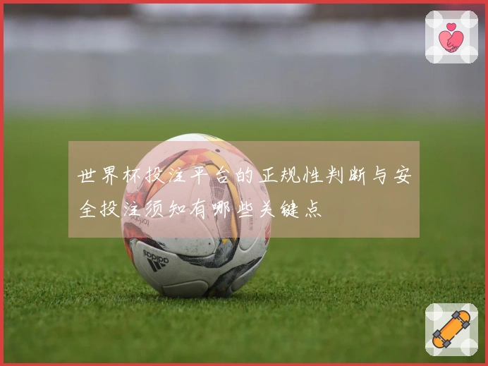 世界杯投注平台的正规性判断与安全投注须知有哪些关键点